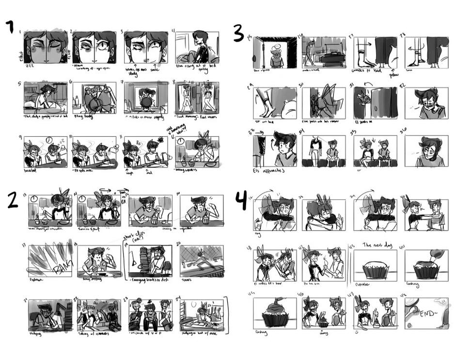 "Twins" Storyboards, 2020