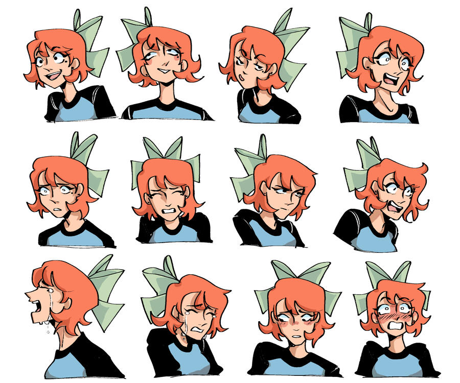 Elsie Expression Sheet, 2022