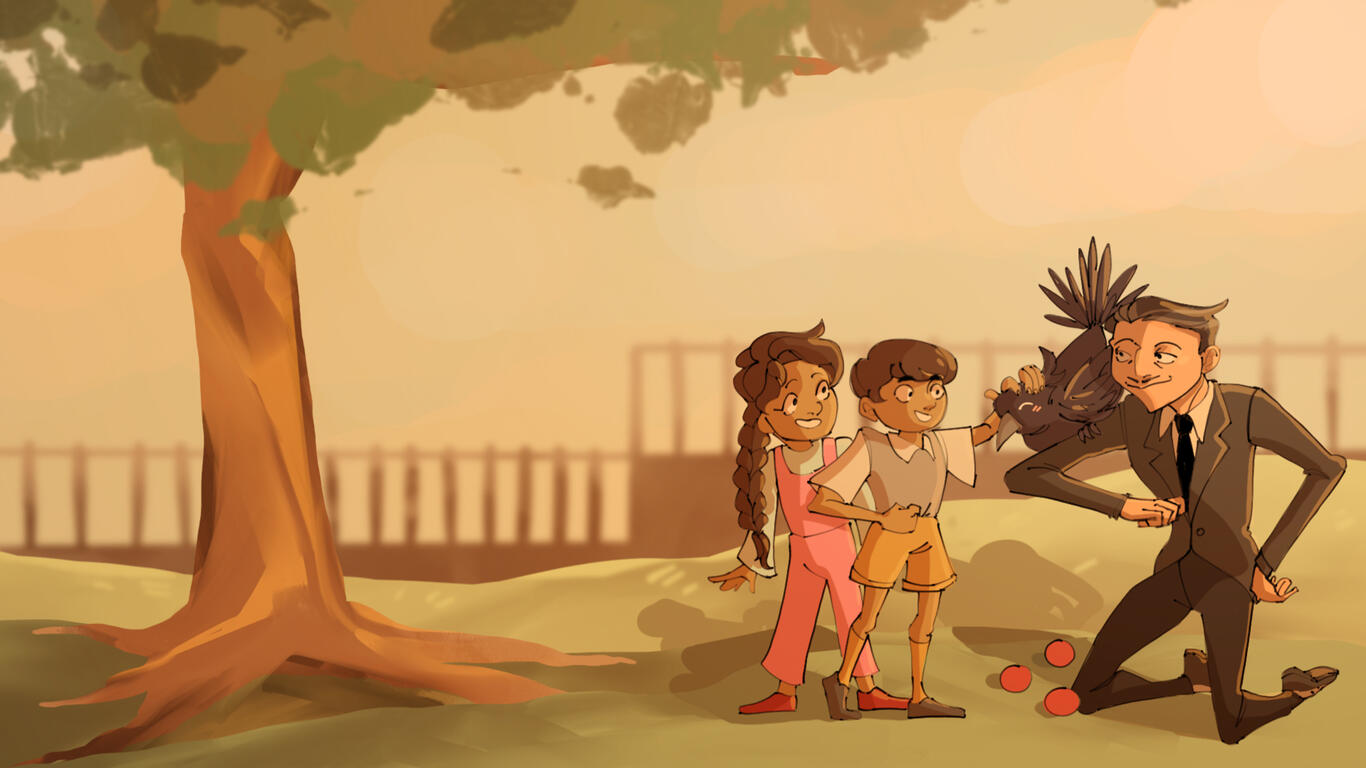 Credits Scene Background